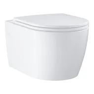 Tualetes pods piekaramais Grohe BauCeramic Rimless ar Soft Close vāku