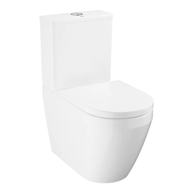 Tualetes pods Grohe EuroCeramic Rimless Triple Vortex ar vāku, 10513SH00