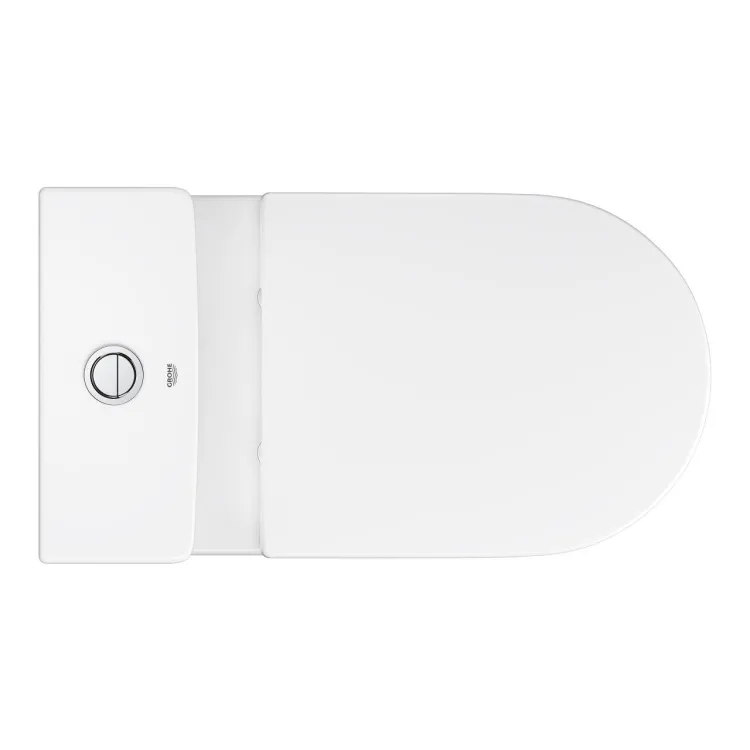 Tualetes pods Grohe EuroCeramic Rimless Triple Vortex ar vāku, 10513SH00