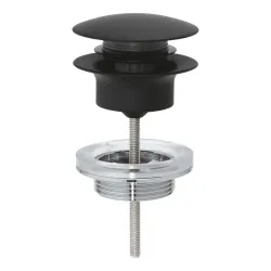 Sifona izplūde Grohe Push-open, Phantom black