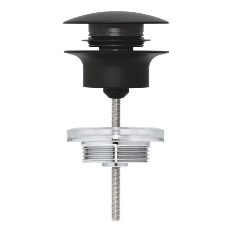 Sifona izplūde Grohe Push-open, Phantom black