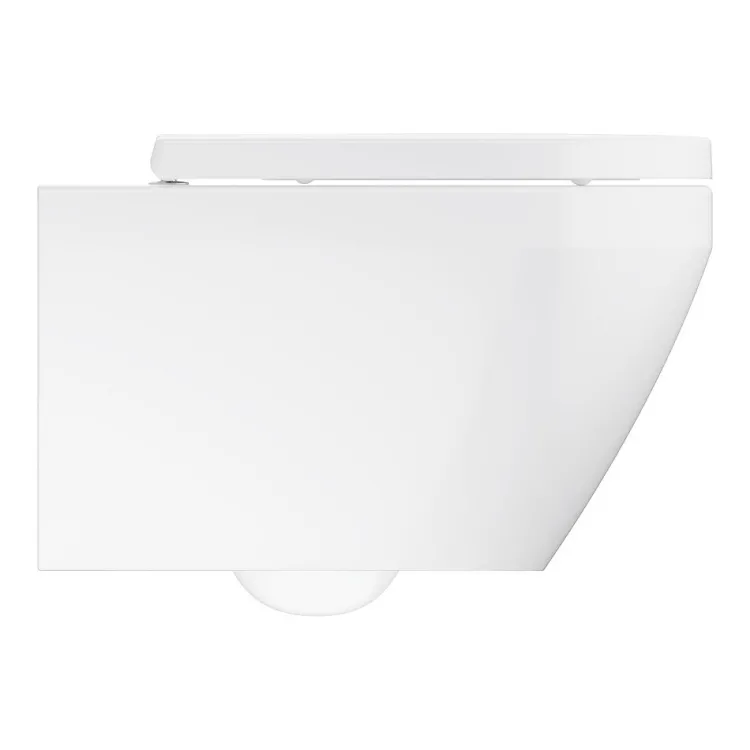 Tualetes pods piekaramais Grohe Euro Ceramic Rimless Triple Vortex ar Soft Close vāku, 102510SH00