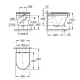 Tualetes pods piekaramais Grohe Euro Ceramic Rimless Triple Vortex ar Soft Close vāku, 102510SH00