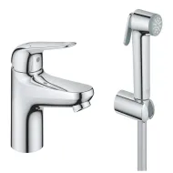 Izlietnes maisītājs ar bidetta rokas dušu Grohe Euroeco, hroms 24264001