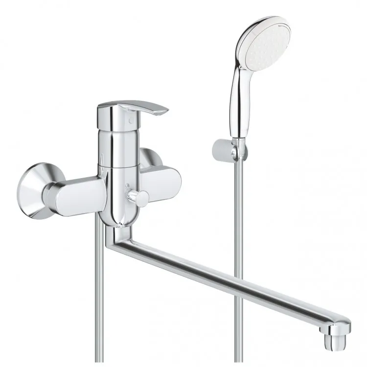 Vannas un dušas maisītājs ar dušu Grohe Eurosmart Cosmo Solid, hroms 3270800A