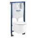 Komplekts Grohe SEREL Rimless WC+rāmis Rapid SL+poga Skate Cosmopolitan