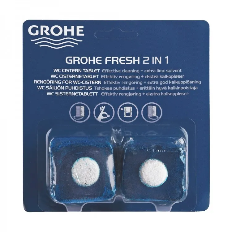 Tualetes poda skalojamās kastes tabletes Grohe Fresh 2gab. 38882000
