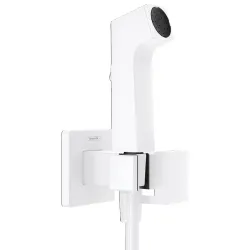 Iebūvējamā bidetta maisītāja virsapmetuma daļa Hansgrohe Square EcoSmart+, balts matēts 29233700