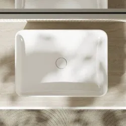 Vannas istabas uzliekamā izlietne Hansgrohe Xuniva Q 55x40cm SmartClean, 61075450