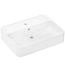 Vannas istabas uzliekamā izlietne Hansgrohe Xuniva Q 60x45cm SmartClean, 61082450