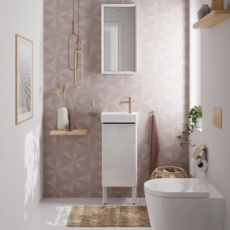 Tualetes pods piekaramais Hansgrohe EluPura S Rimless HygieneEffect ar Soft Close vāku, AquaFall Flush