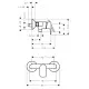 Dušas maisītājs Hansgrohe Neovis Q, hroms, 71681000