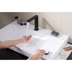 Izlietnes maisītājs 2 daļīgs Hansgrohe Tecturis E 150 CoolStart, balts matēts