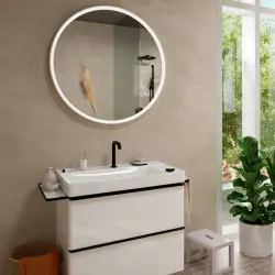 Izlietnes maisītājs 2 daļīgs Hansgrohe Tecturis S 150 CoolStart, melns matēts