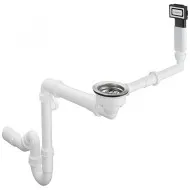 Hansgrohe Virtuves izlietnes sifons ar pārplūdi un izplūdi D16-10
