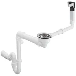 Hansgrohe Virtuves izlietnes sifons ar pārplūdi un izplūdi D14-10