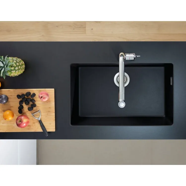 Virtuves izlietne Hansgrohe S510-U660 71x45cm, graphite black