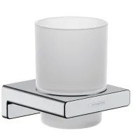 Glāze ar turētāju Hansgrohe AddStoris, hroms