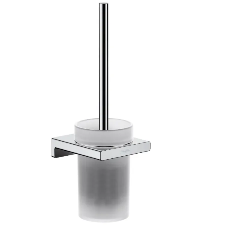 Tualetes birste ar turētāju Hansgrohe AddStoris, hroms