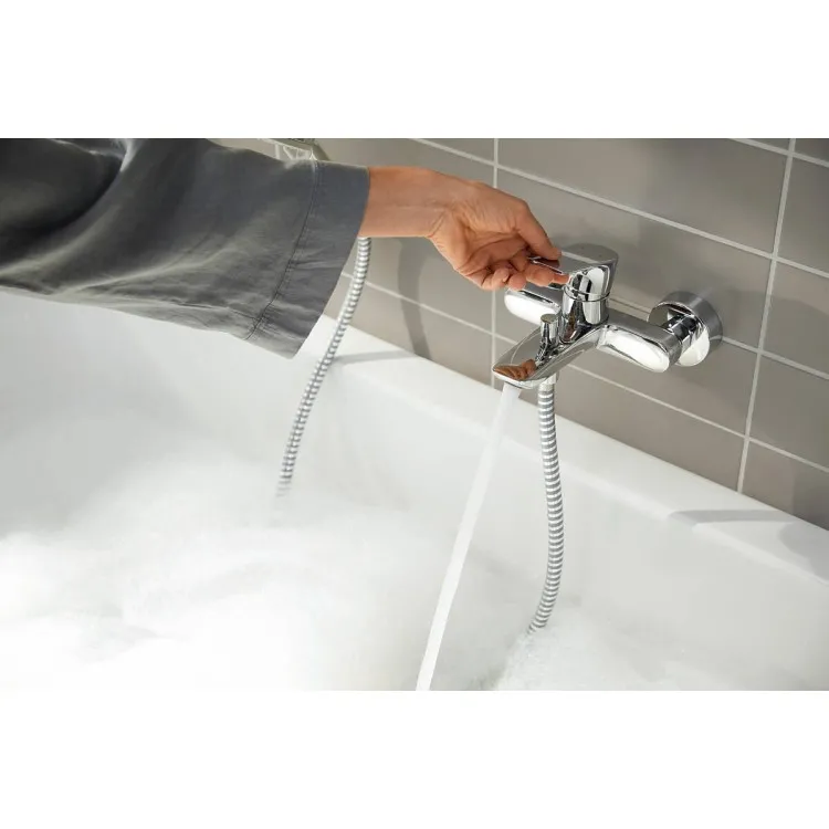 Vannas un dušas maisītājs Hansgrohe Rebris E, hroms 72450000