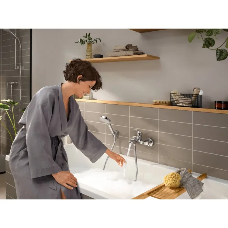 Vannas un dušas maisītājs Hansgrohe Rebris E, hroms 72450000