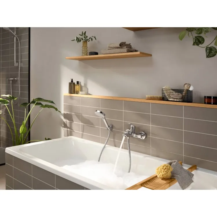 Vannas un dušas maisītājs Hansgrohe Rebris E, hroms 72450000