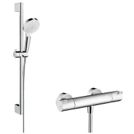 Dušas termostata maisītājs Hansgrohe Ecostat 1001CL + Crometta Vario duša, HG27812400