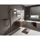 Rokas duša Hansgrohe Pulsify Select S 105 1jet, melns matēts 24120670
