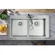 Virtuves izlietne Hansgrohe S711-F765 865x500mm, stainless steel