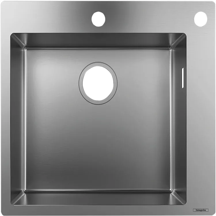 Virtuves izlietne Hansgrohe S711-F450 55x50cm, stainless steel