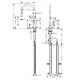 Virtuves izlietnes maisītājs ar izvelkamu izteku Hansgrohe Talis M54 ar sBox, 72803670