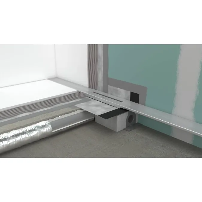 Dušas kanālu montāžas komplekts Hansgrohe traps uBox Universal standard, horizontāls 01001180