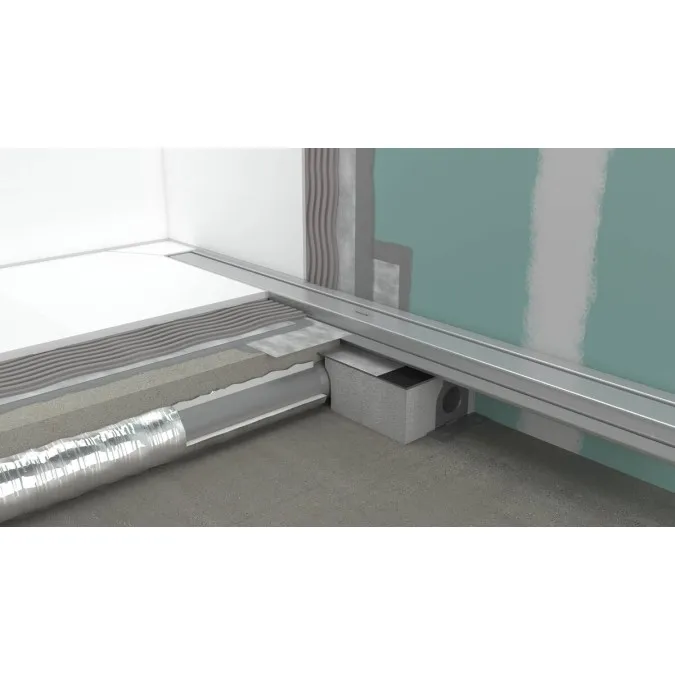 Dušas kanālu montāžas komplekts Hansgrohe traps uBox Universal standard, horizontāls 01001180