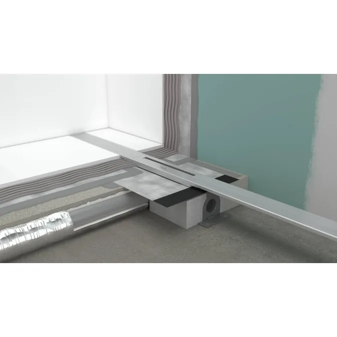 Dušas kanālu montāžas komplekts Hansgrohe traps uBox Universal standard, horizontāls 01001180