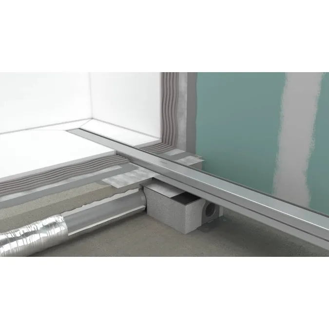 Dušas kanālu montāžas komplekts Hansgrohe traps uBox Universal standard, horizontāls 01001180