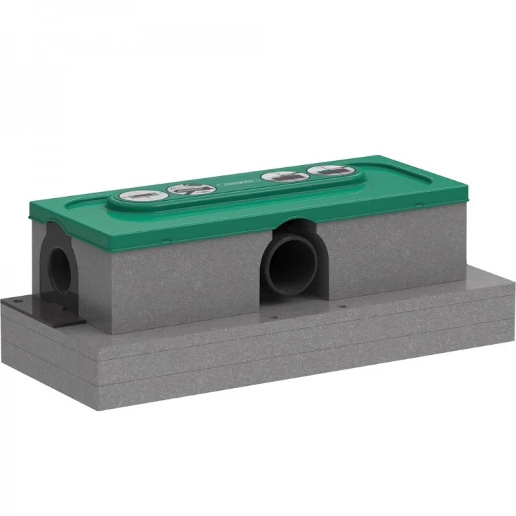 Dušas kanālu montāžas komplekts Hansgrohe traps uBox Universal standard, horizontāls 01001180