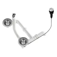 Helika AQL-003V automātiskais Push-Up izlietnes ventilis ar nospiežamu mehānismu