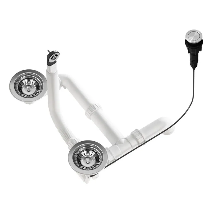 Helika AQL-003V Push-button strainer automātiskais virtuves izlietnes ventilis