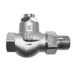 Radiatora atpakaļgaitas vārsts ar palielinātu caurplūdi 3/4'' Herz-RL-1-E, taisns