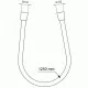 Dušas šļūtene Ideal Standard Idealrain 1.25m, nevērpjas, BE125XG