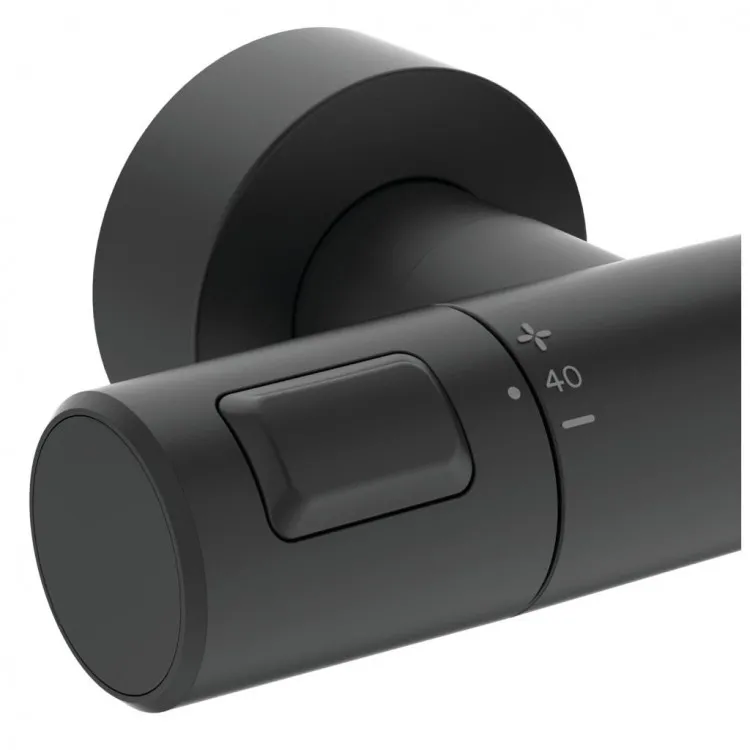 Dušas sistēma Ideal Standard Ceratherm T25, melna matēta A7545AXG