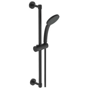 Dušas komplekts Ideal Standard IdealRain SOFT 100, melns matēts BD142XG