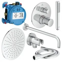 Termostata dušas sistēma iebūvējamā Ideal Standard Ceratherm T100, A7573AA