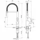 Virtuves izlietnes maisītājs Ideal Standard Ceralook Semi Pro, BC302AA