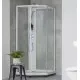 Dušas kabīne IFO Showerama 10-5 90x90cm, white/clear/frosted