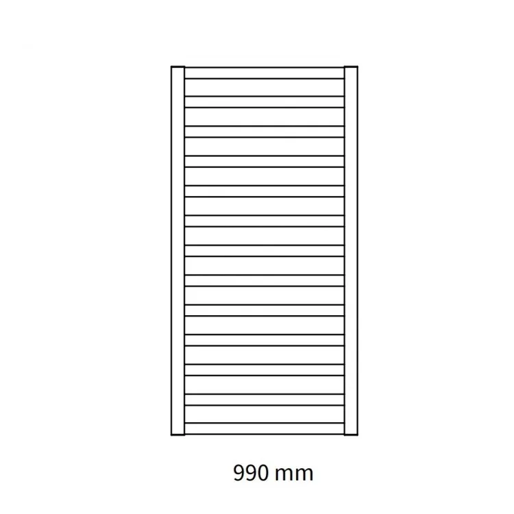 Dvieļu žāvētājs Instal Projekt POPPY 500x990 mm, balts