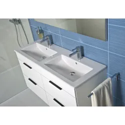 Vannas istabas skapītis ar izlietni Jika Cube 120cm, balts