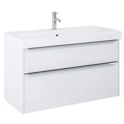 Vannas istabas skapītis ar izlietni Jika PURE 1020x440 mm, balts