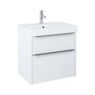 Vannas istabas skapītis ar izlietni Jika PURE 625x440 mm, balts