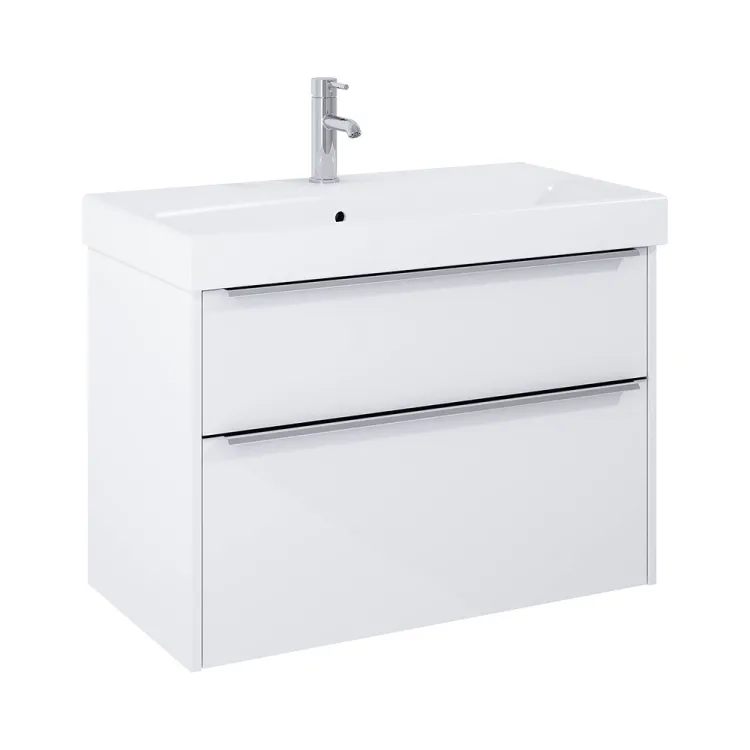 Vannas istabas skapītis ar izlietni Jika PURE 825x440 mm, balts